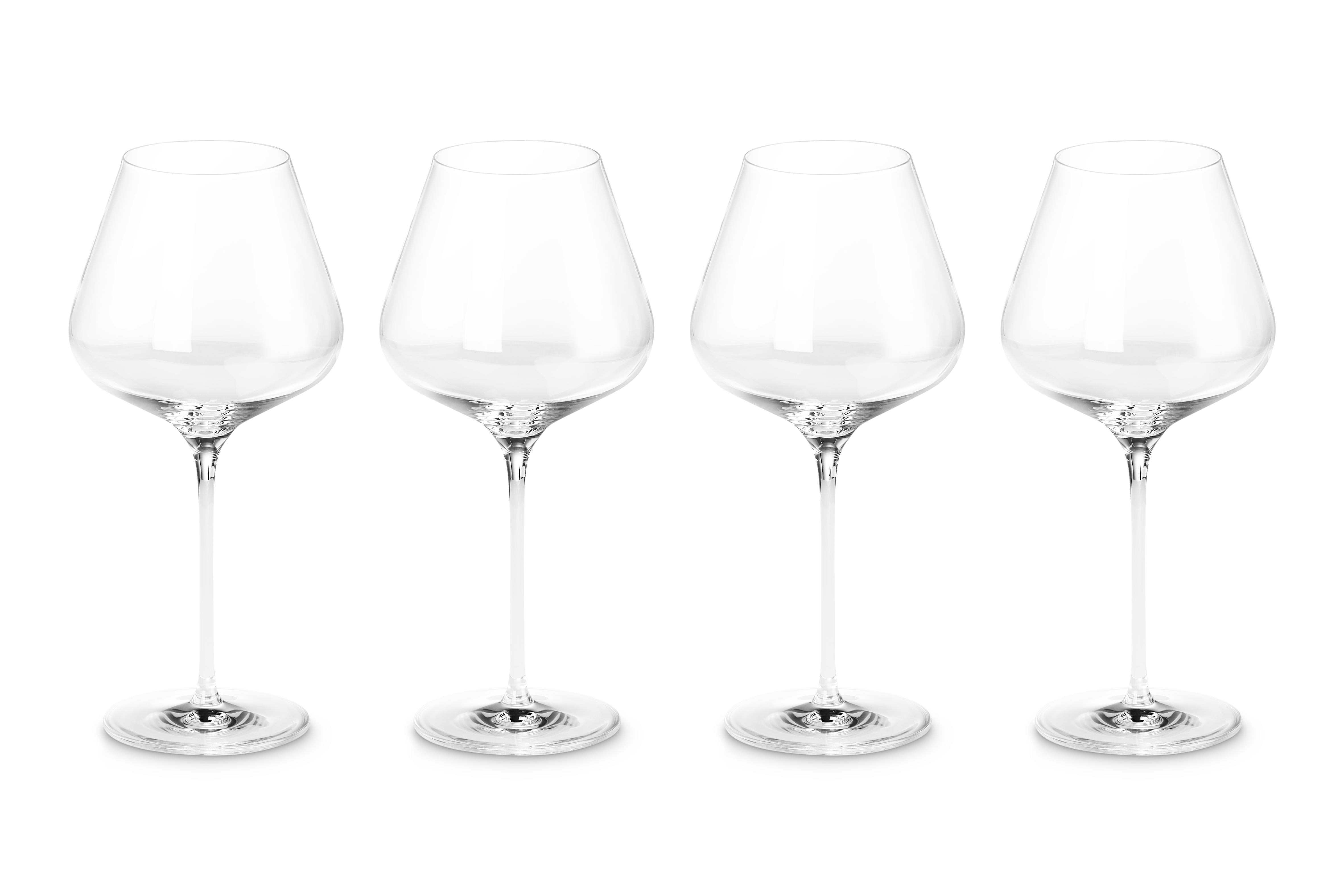 Set of 4 Red Wine Glasses