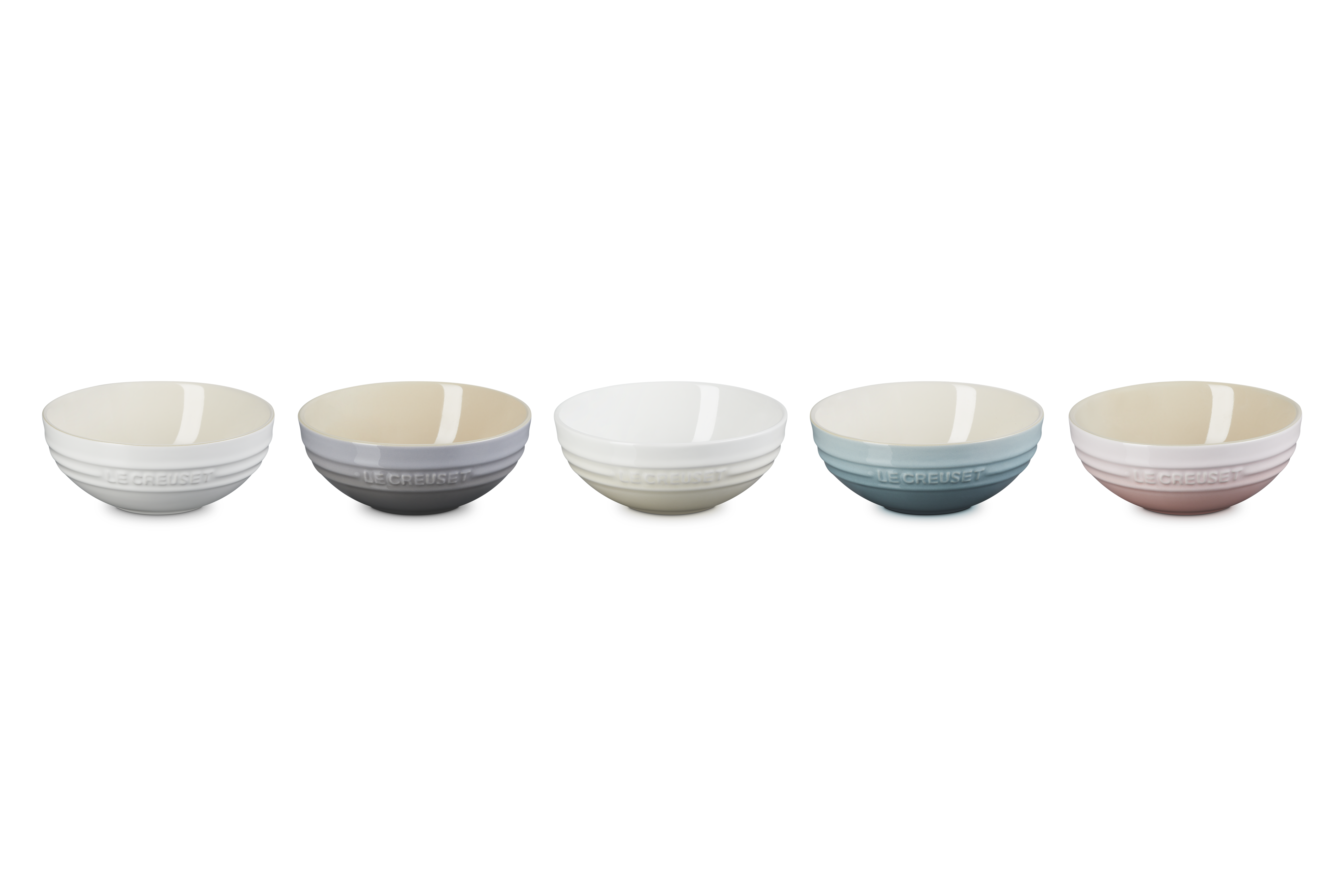 Stoneware Set of 5 Multi-Bowls