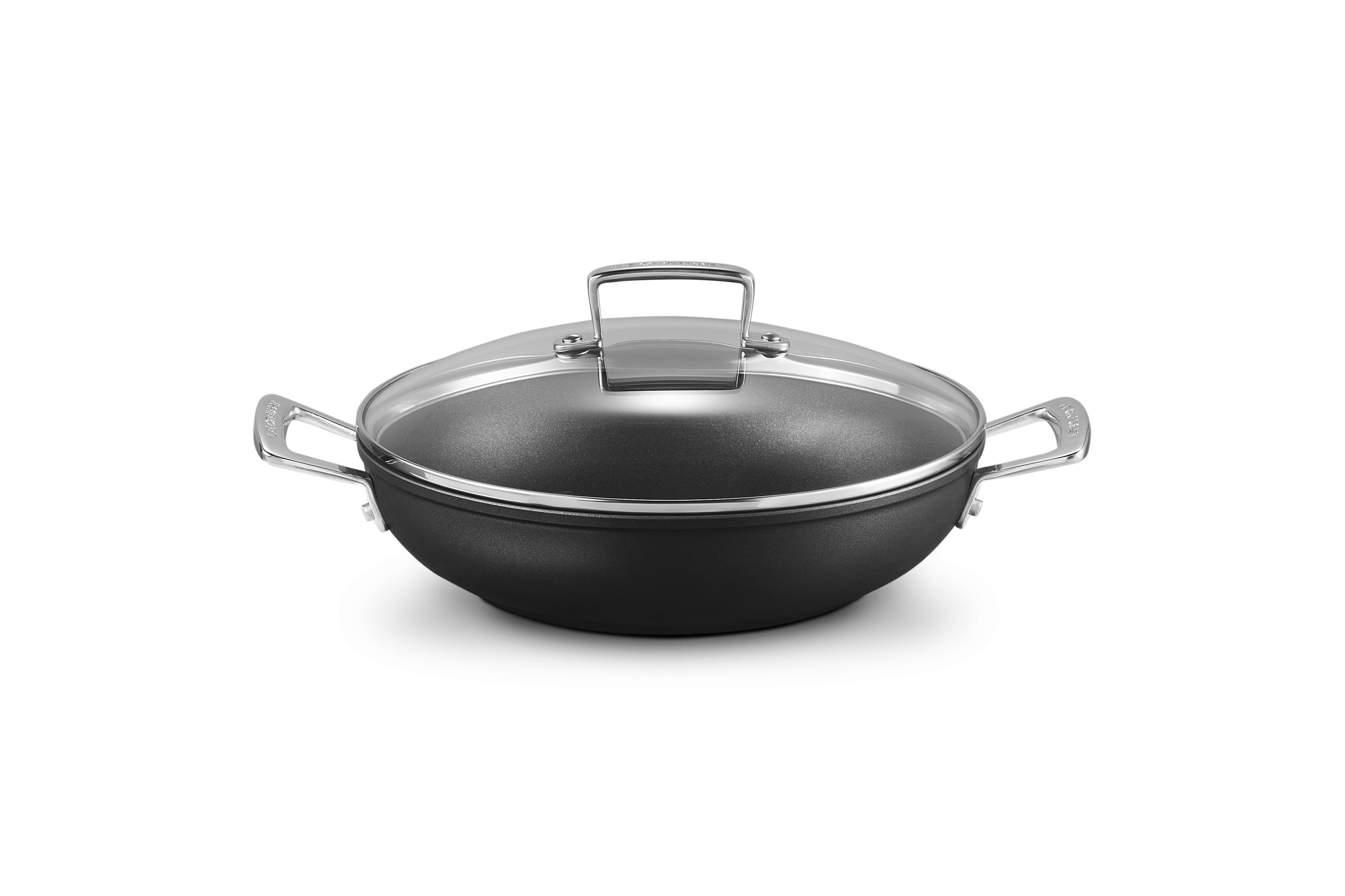 Toughened Non-Stick Shallow Casserole with Glass Lid 26cm