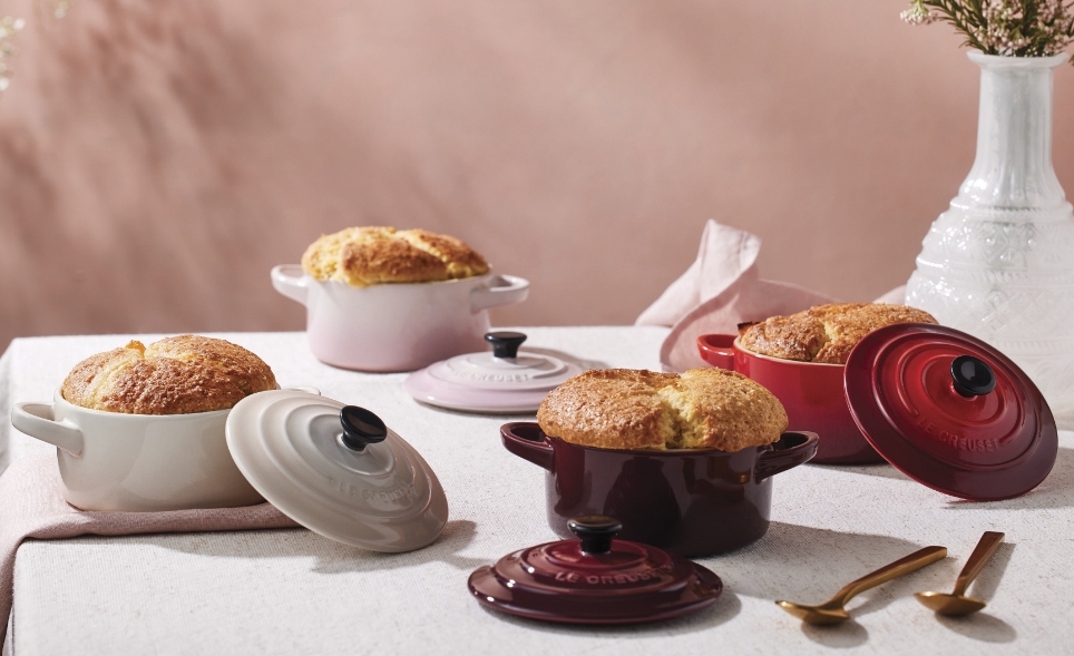 Brown Butter Caramelised Peach Cobbler