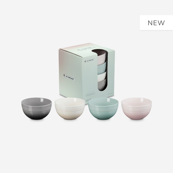 Stoneware Coupe Set of 4 Snack Bowls