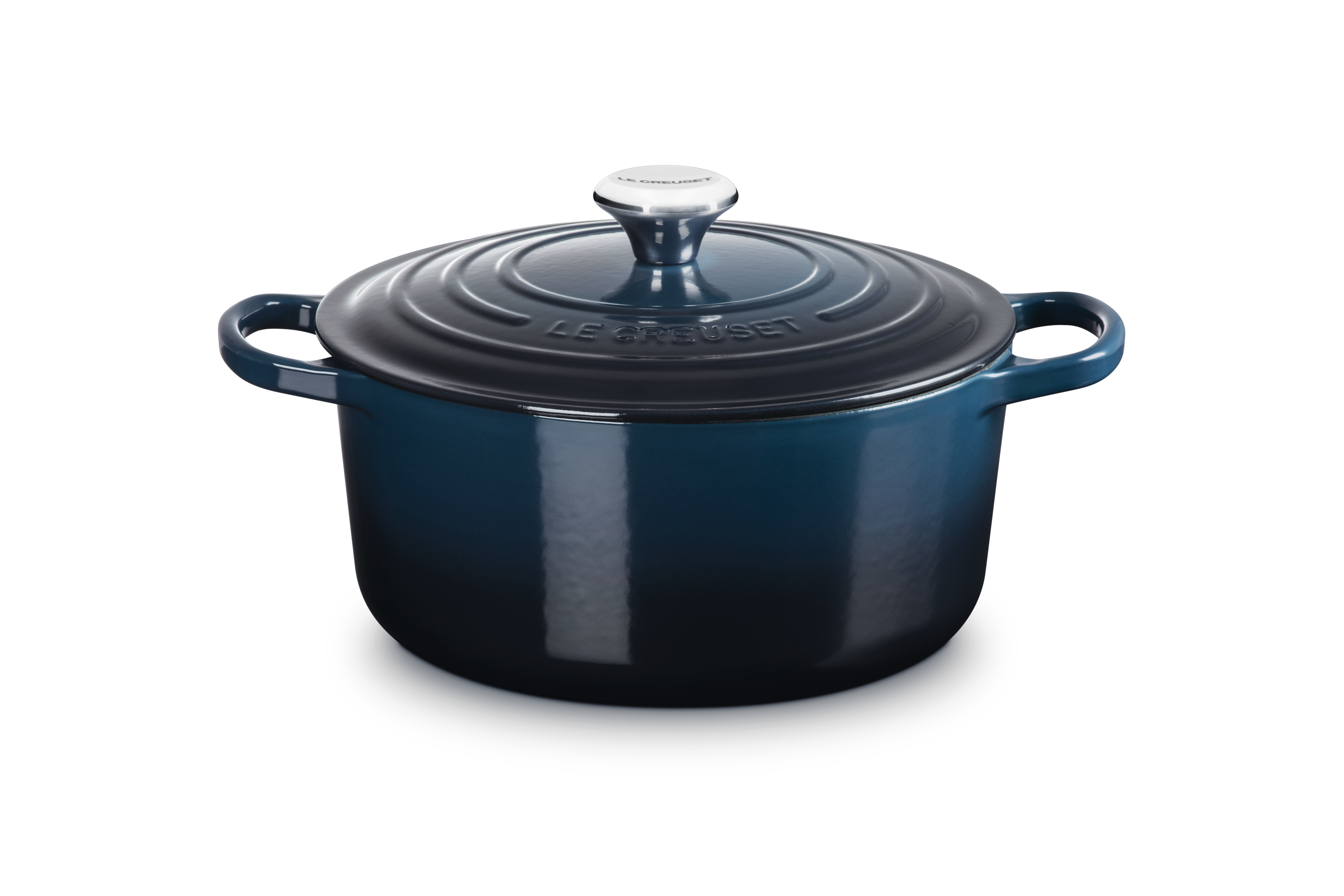 Cast Iron Signature Round Casserole 26cm Nuit