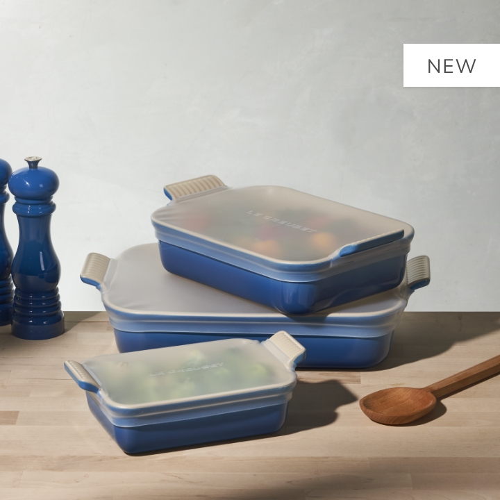 Set of 3 Silicone Rectangular Stretch Lids