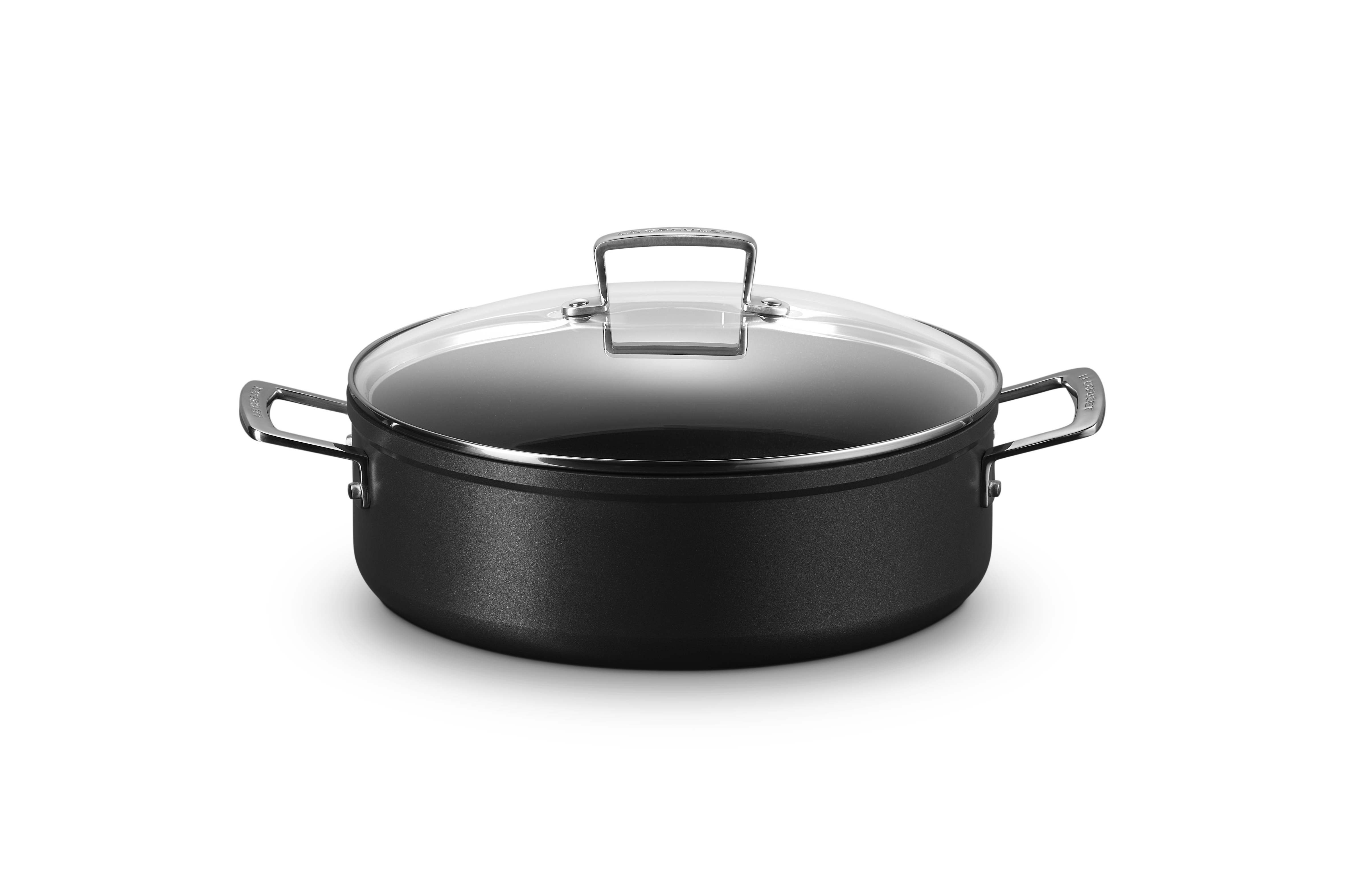 Toughened Non-Stick 28cm Sauteuse with Glass Lid