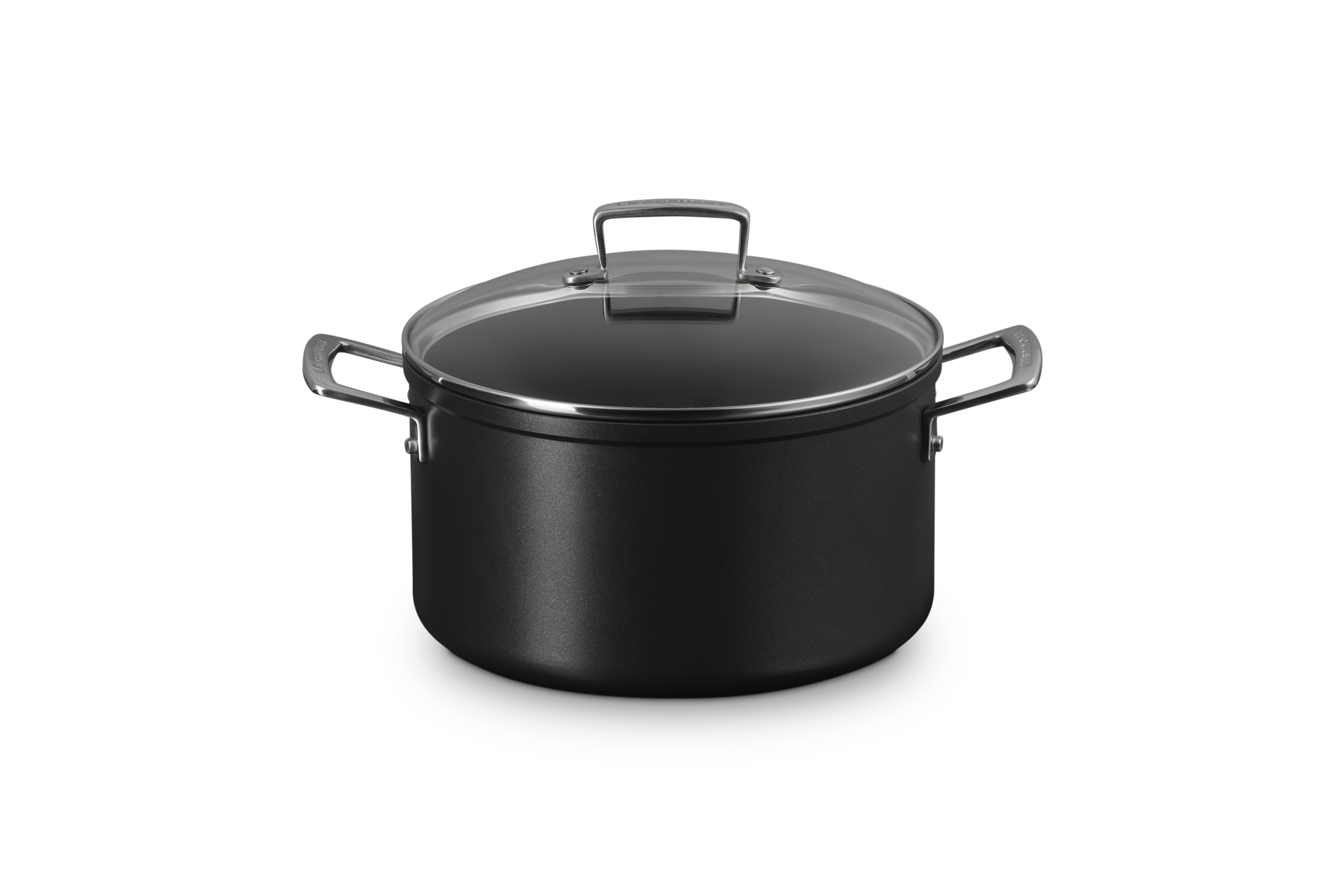 Toughened Non-Stick Deep Casserole with Glass Lid 24cm