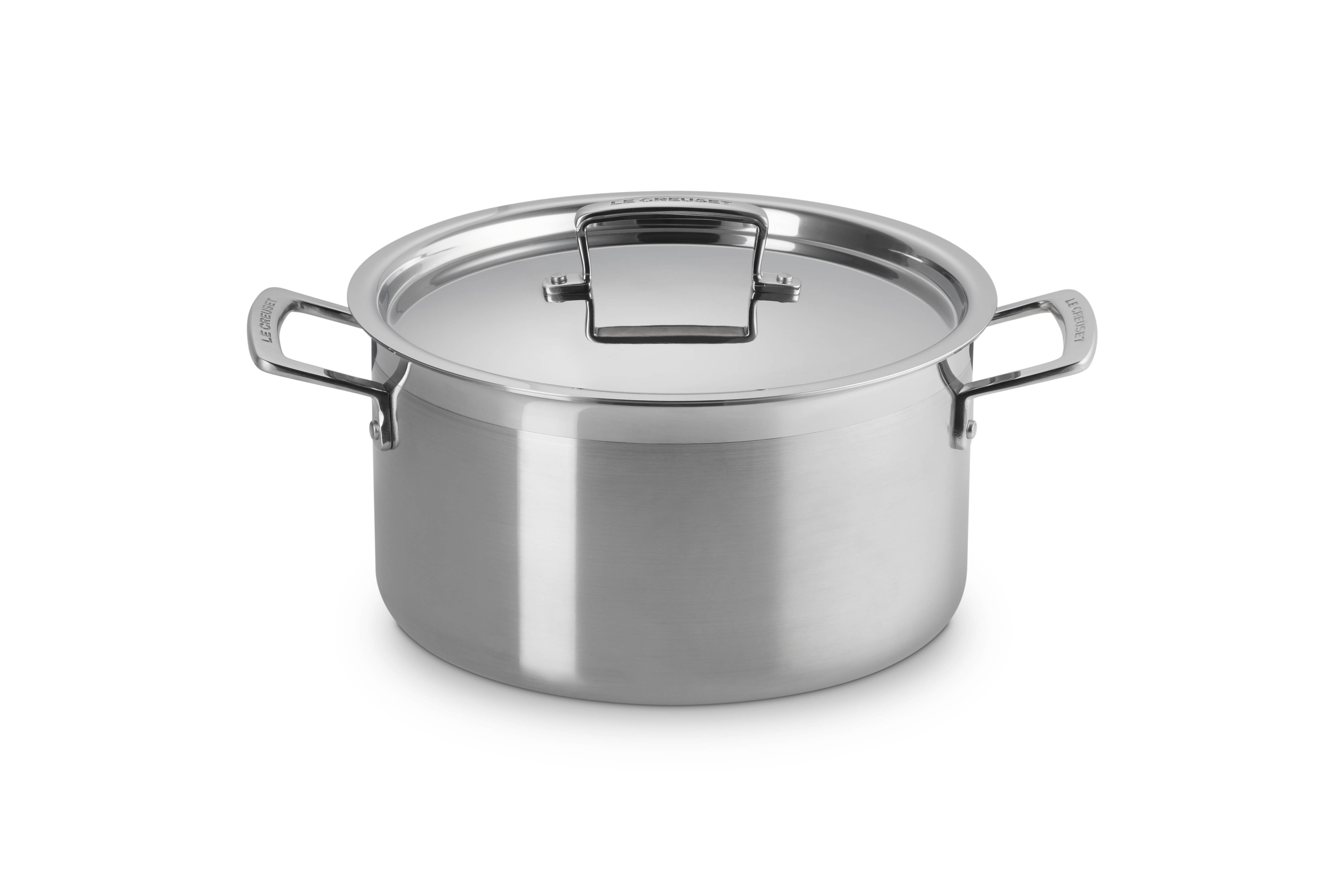 3-ply Stainless Steel Deep Casserole 24cm
