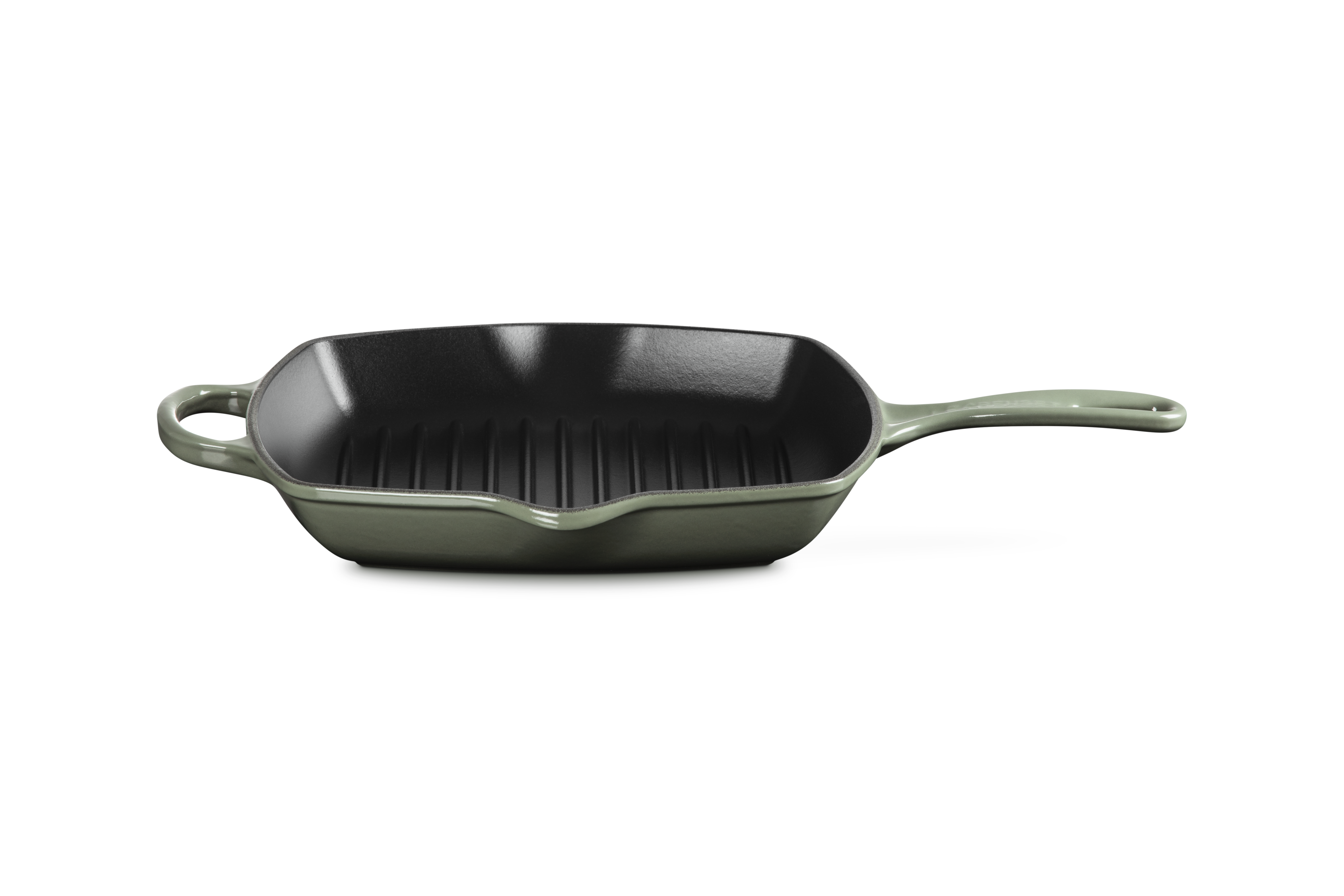 Cast Iron Signature Square Skillet Grill 26cm Thyme