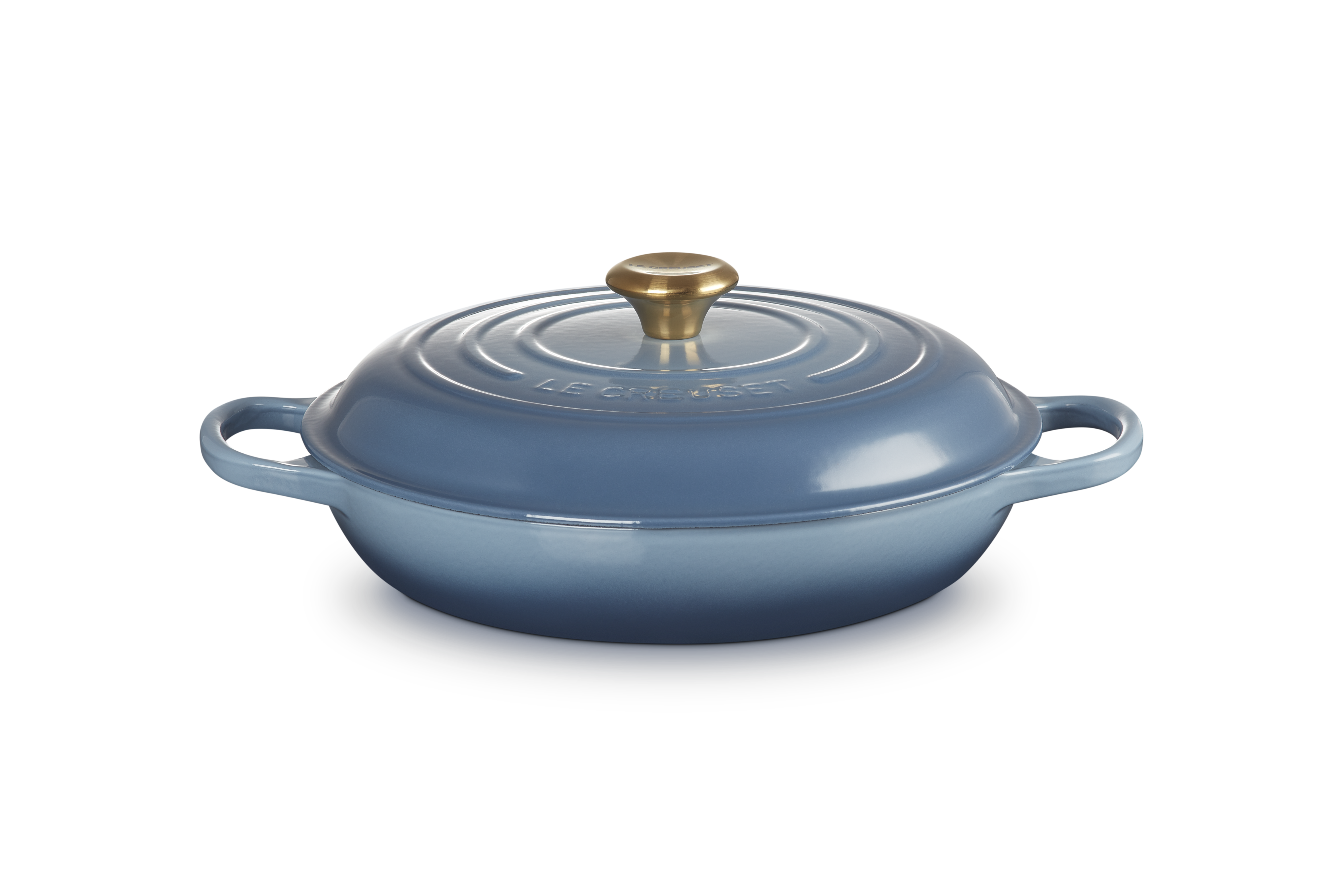 Cast Iron Signature Shallow Casserole 30cm Chambray