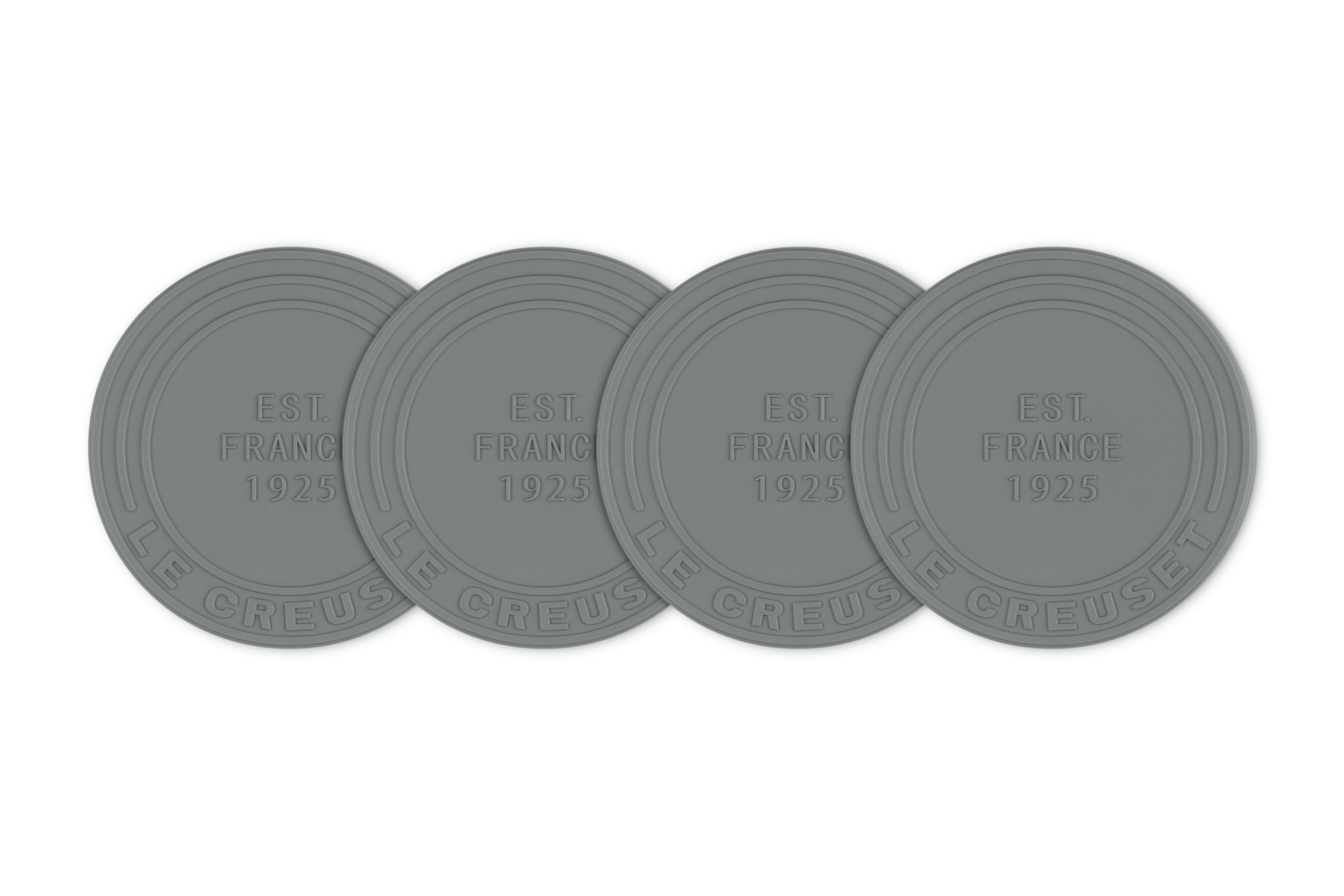 Silicone Set of 4 Coasters 1925 Design