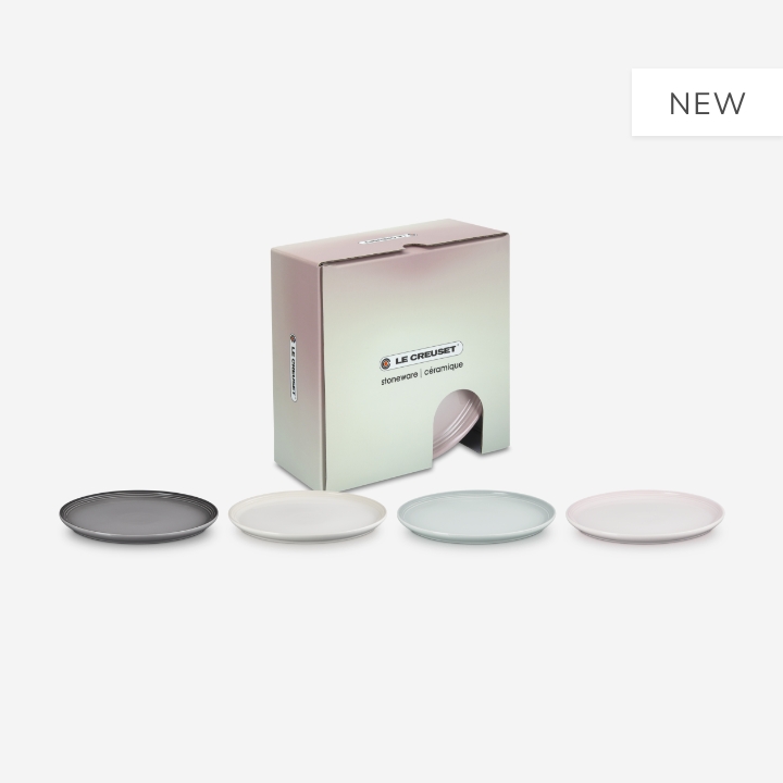 Stoneware Coupe Set of 4 Plates