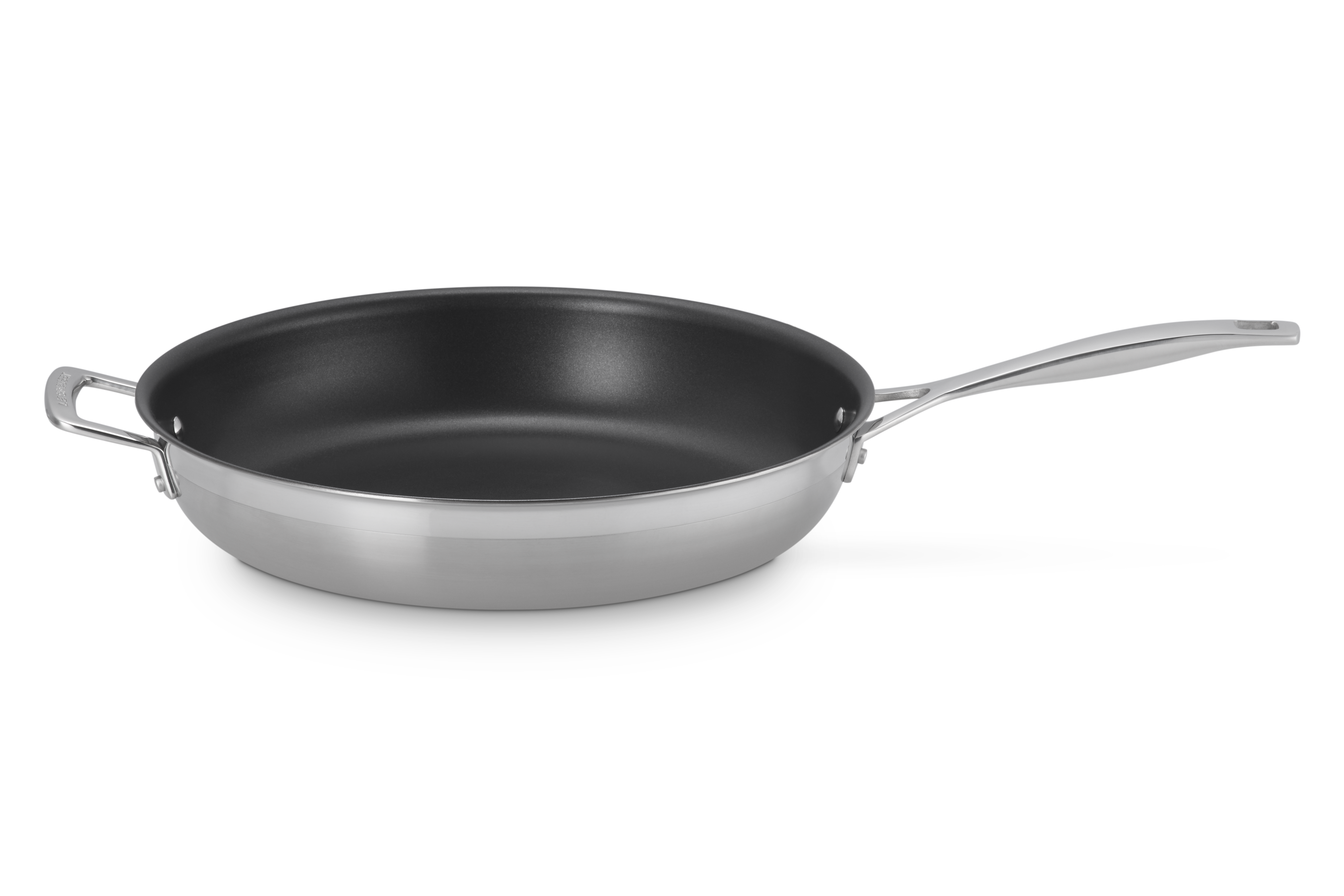 3-ply Stainless Steel Non-Stick Frying Pan with Helper Handle 32cm