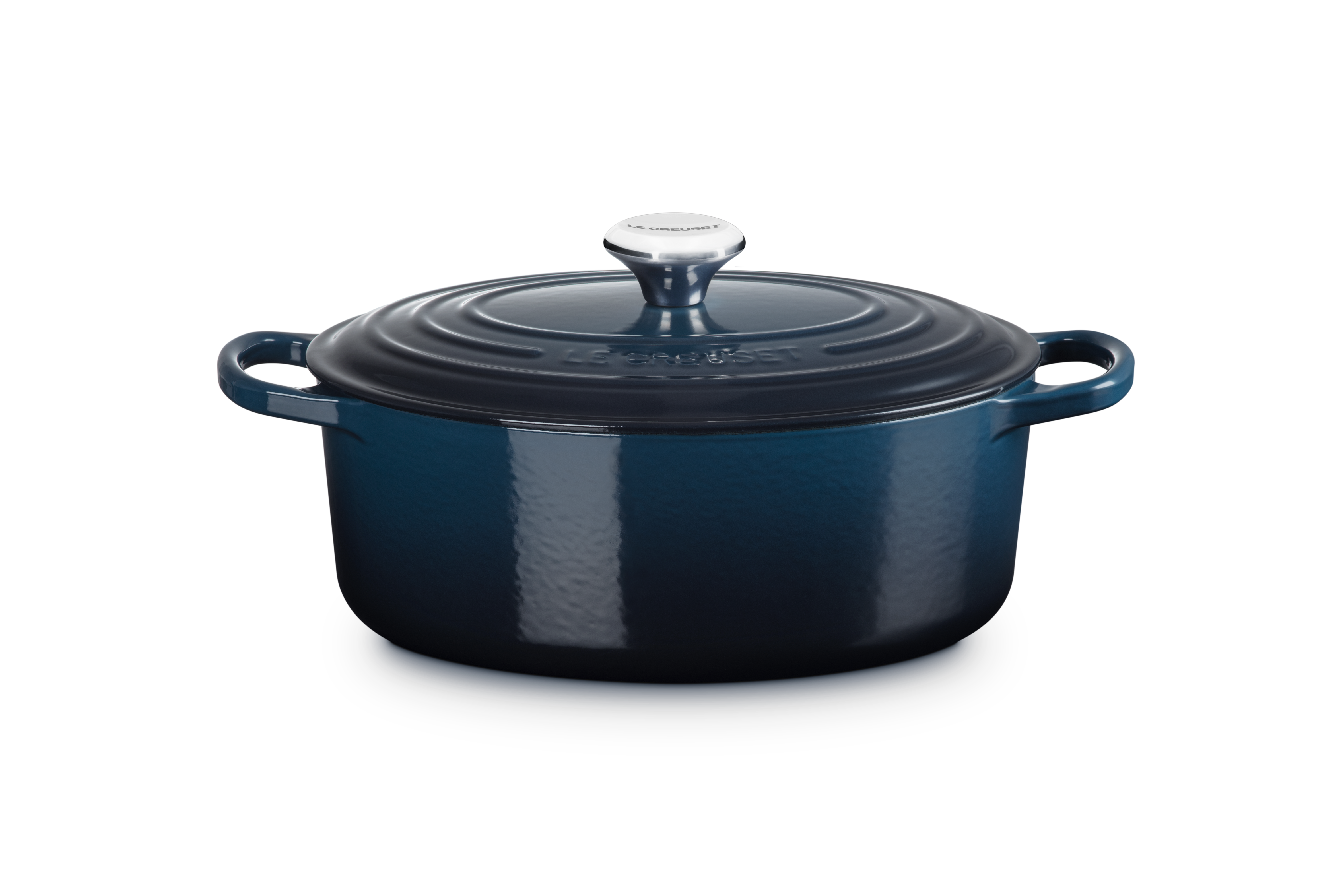 Cast Iron Signature Oval Casserole 29cm Nuit
