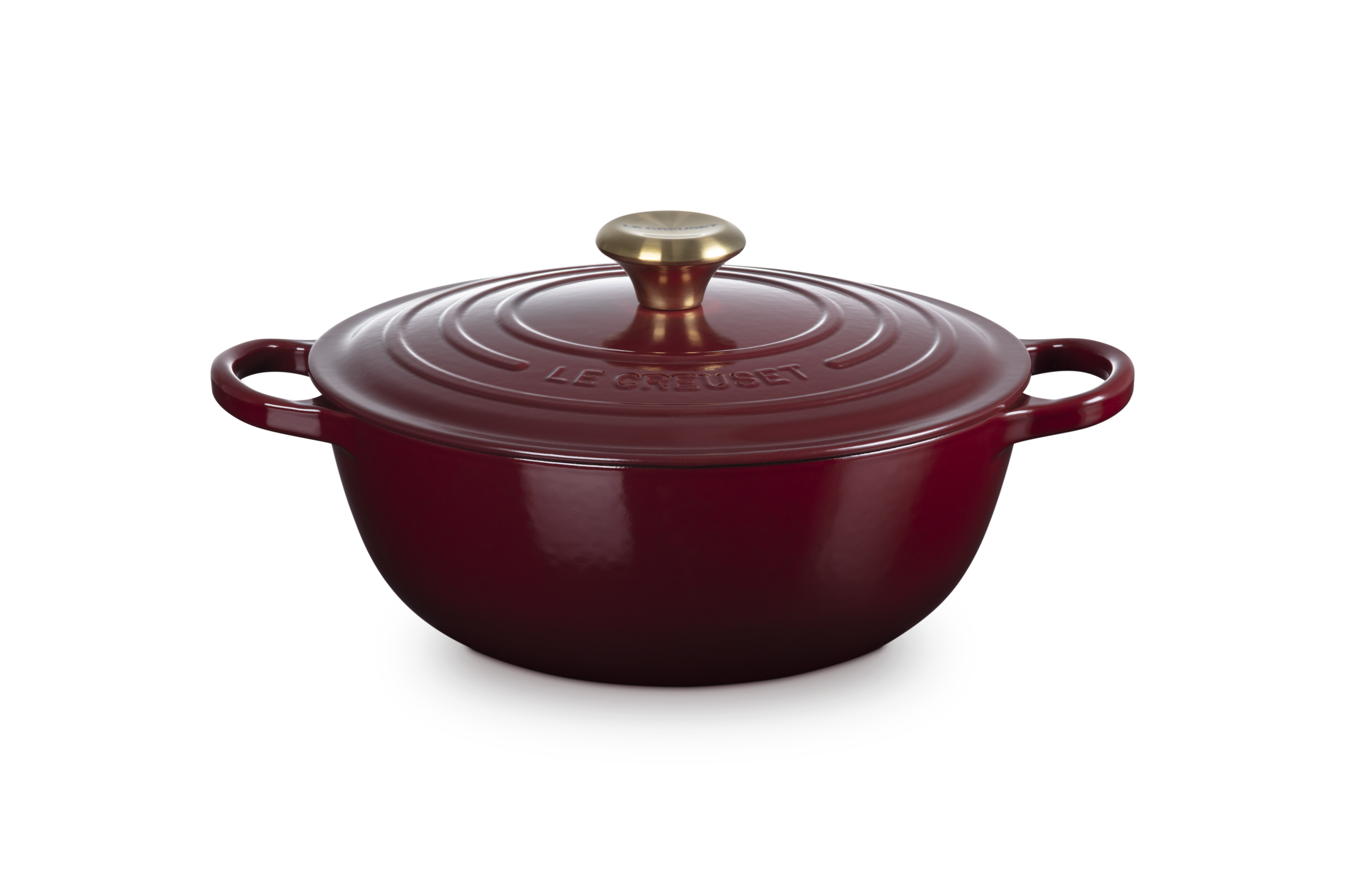 Cast Iron 26cm Signature Soup Pot Garnet