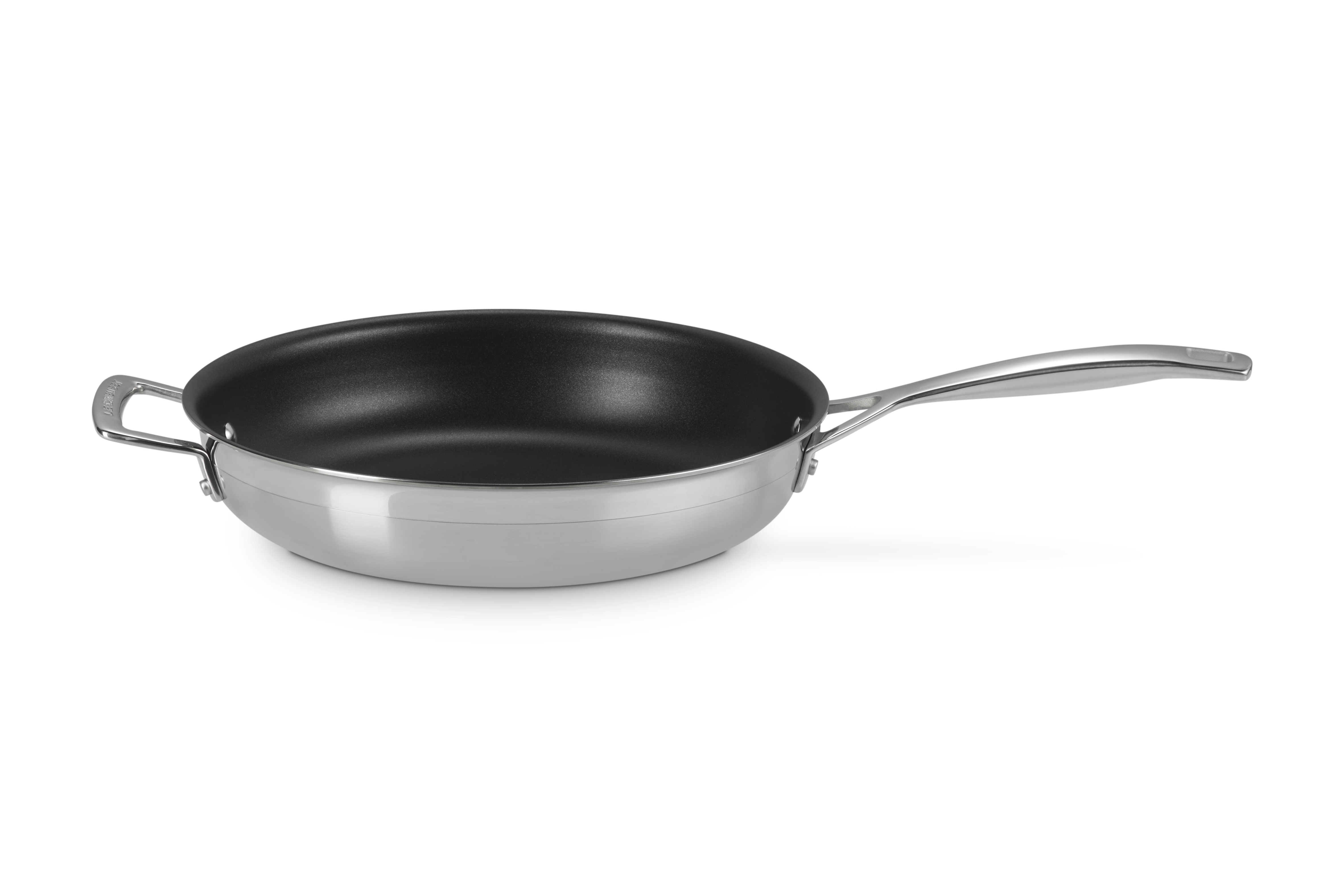 3-ply Stainless Steel Non-Stick Frying Pan with Helper Handle 28cm