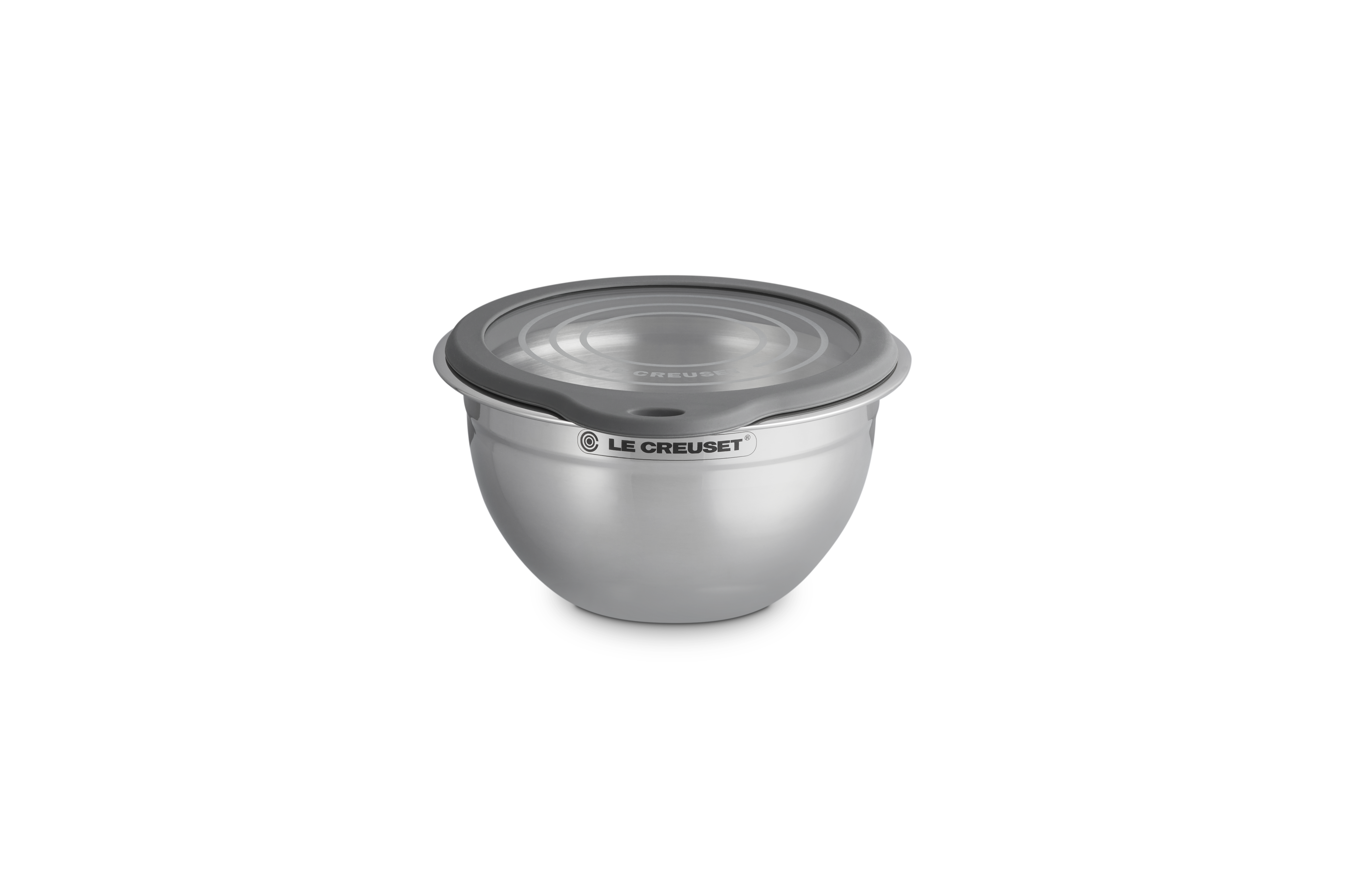 Stainless Steel 19cm Mixing Bowl with Glass Lid