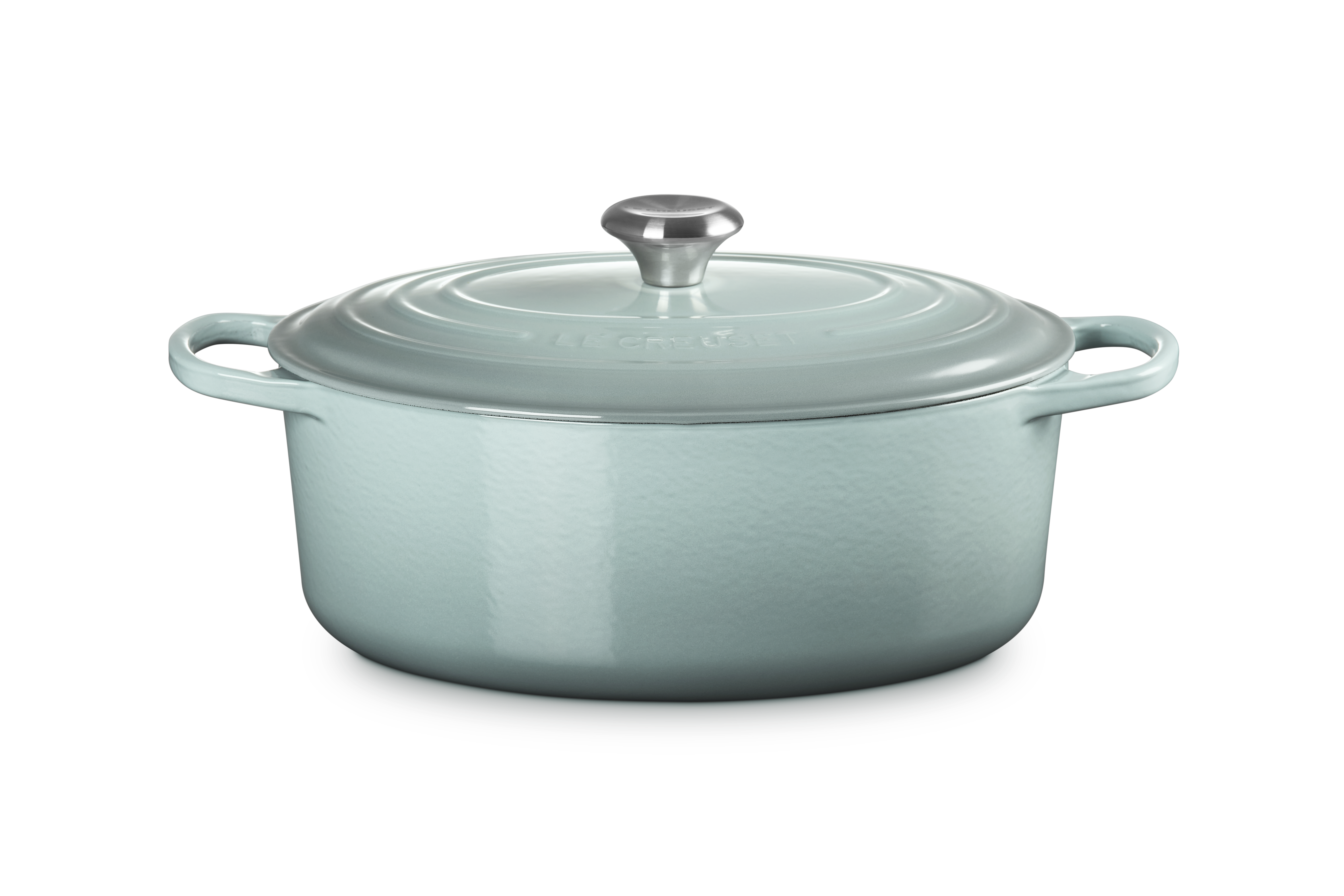 Cast Iron Signature Oval Casserole 31cm Sea Salt