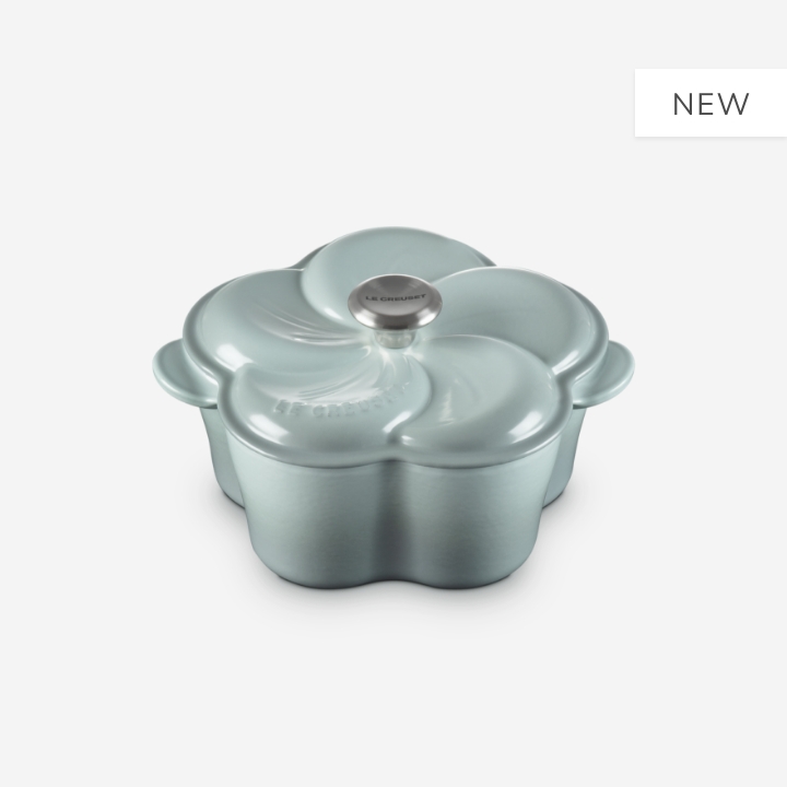 Cast Iron 20cm Floral Casserole