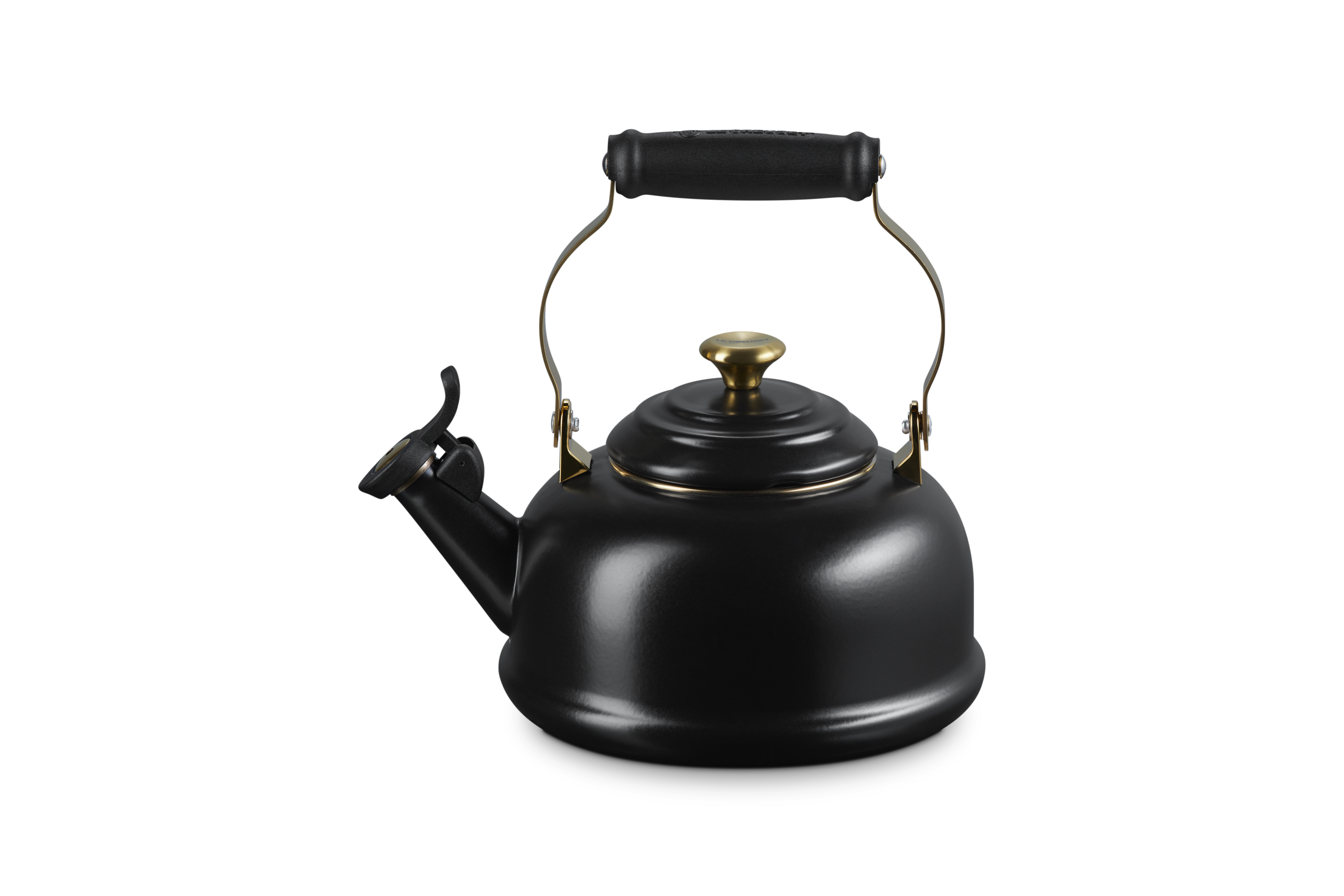 Whistling Teakettle with Gold Knob