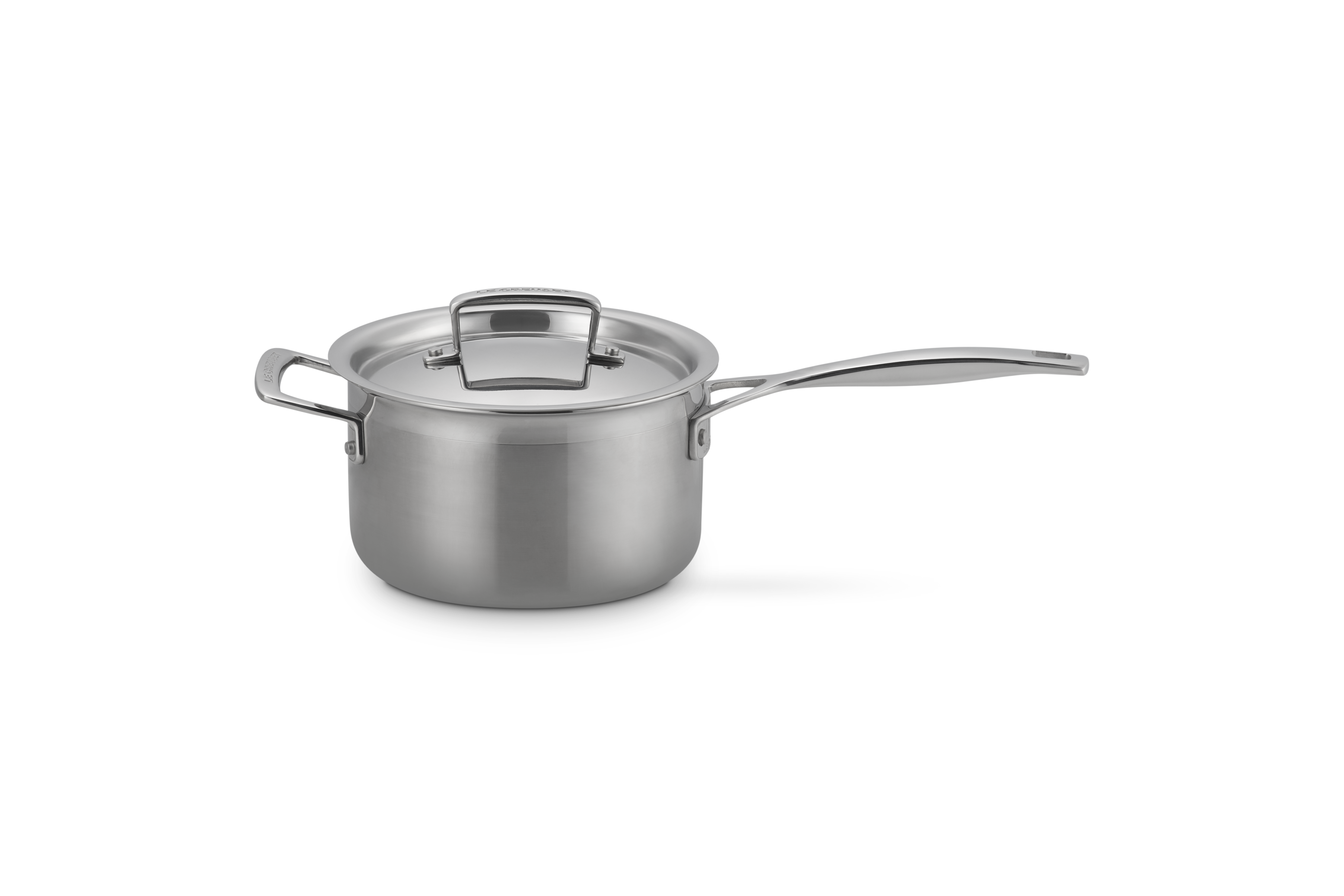 3-ply Stainless Steel Saucepan with Lid & Helper Handle 18cm