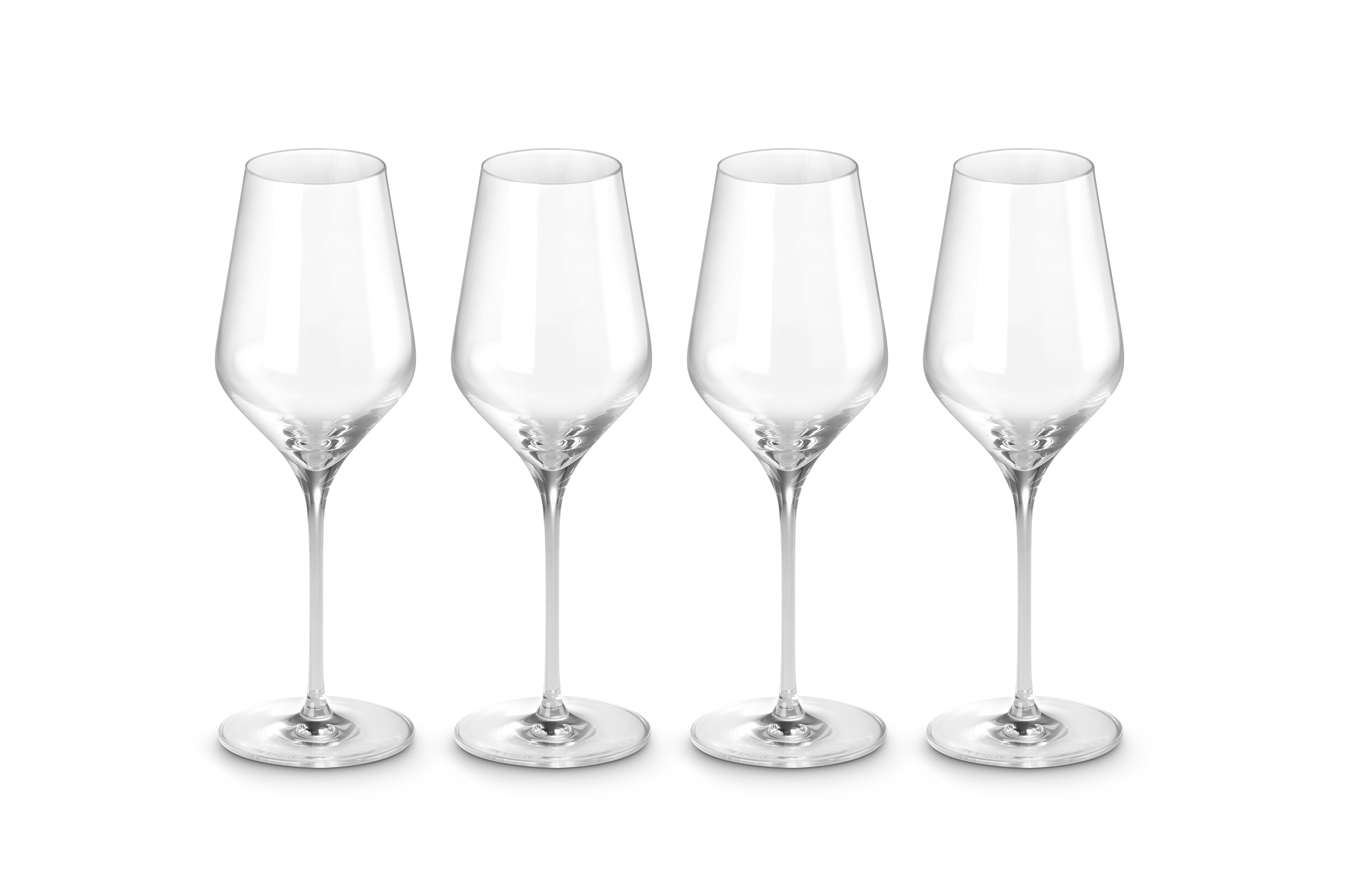 Set of 4 White Wine Glasses