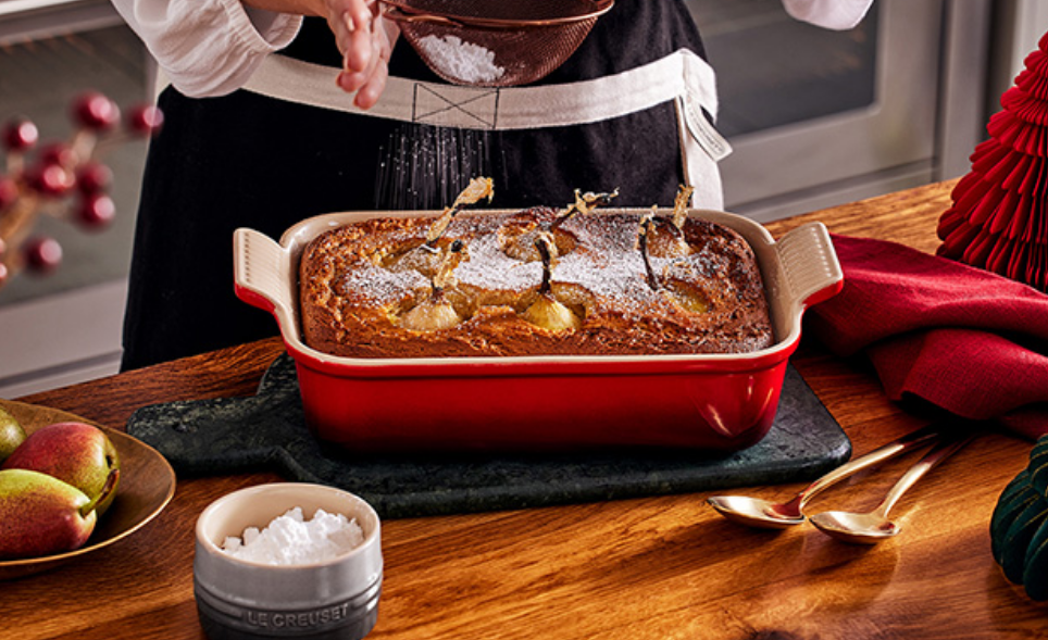 Ginger and Cinnamon Pear Pudding